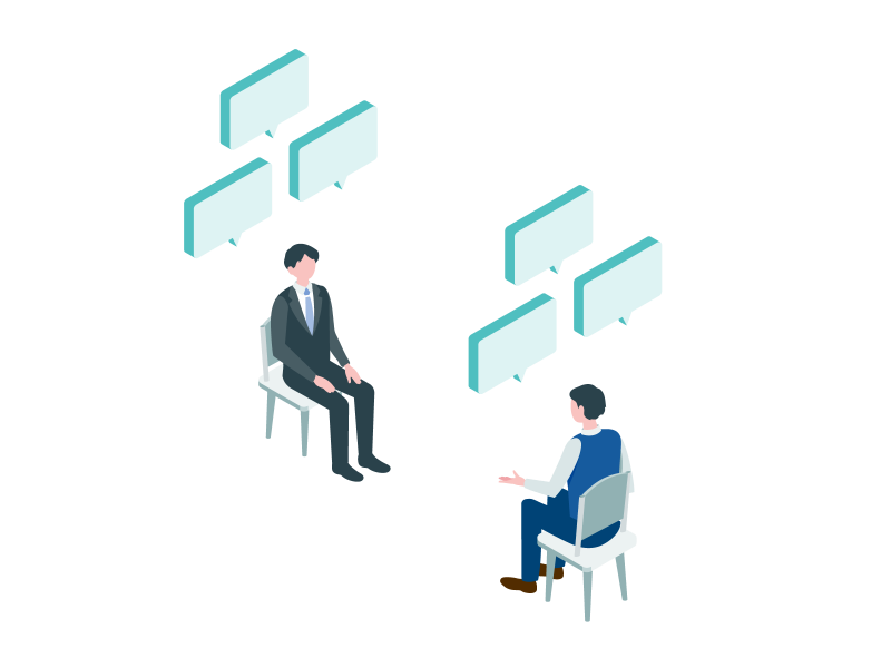 専任担当者があなたに集中！